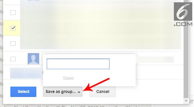 Bikin Grup dari Kontak. (Liputan6.com/ Yuslianson)