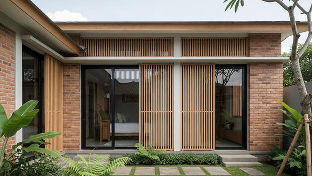 7 Desain Rumah Desa Nuansa Japandi Pakai Kayu dan Bata Ekspos, Lagi Tren di 2026