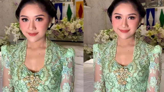 kebaya Erina Gudono usai siraman