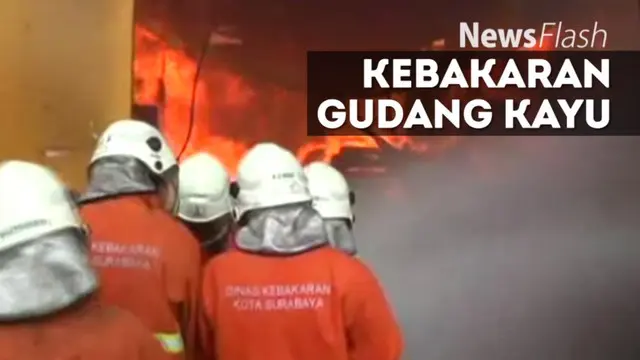 NEWS FLASH: Kebakaran Gudang Kayu