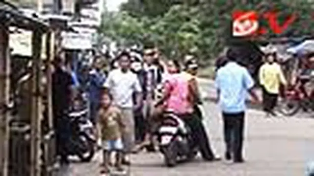 Suasana Mencekam Pascabentrokan di Bekasi