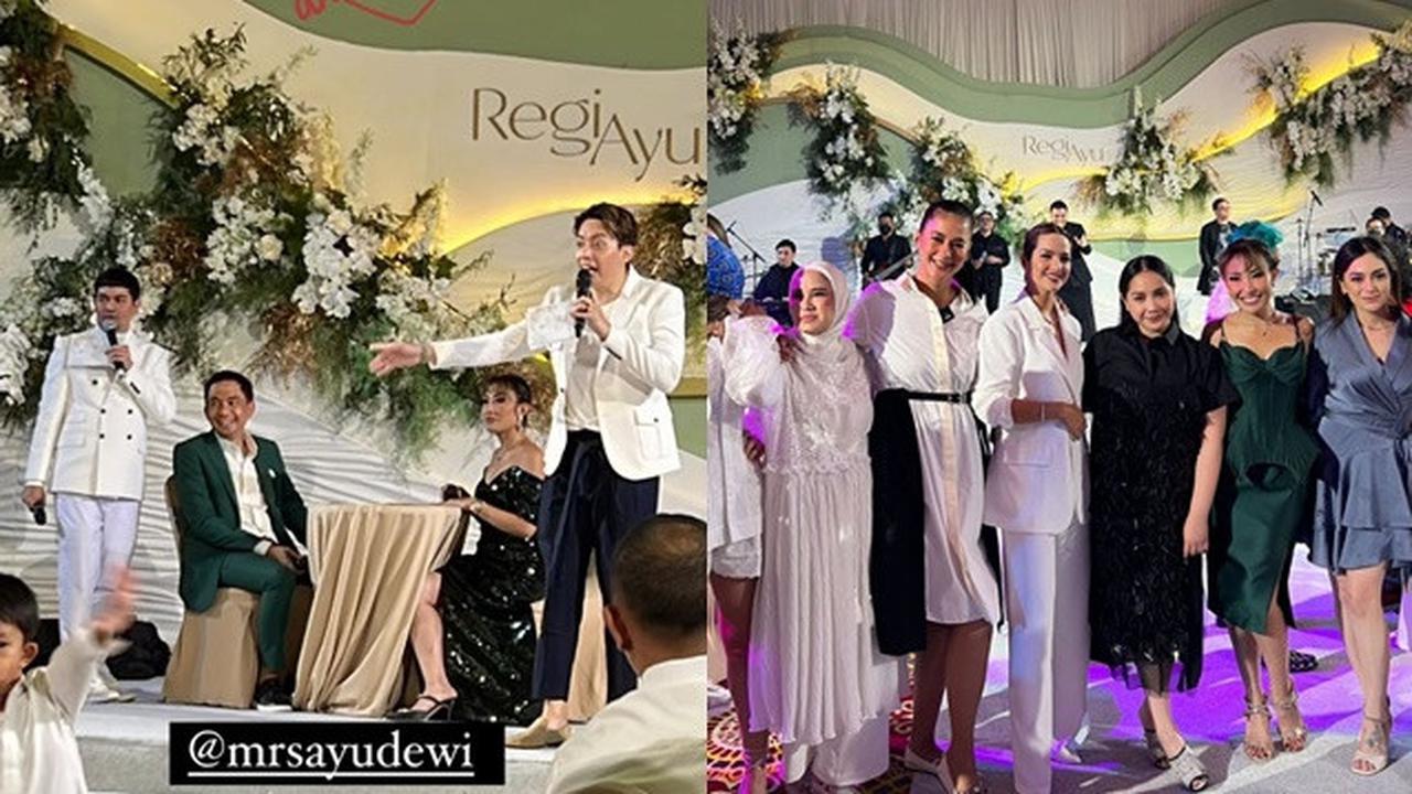 Bertabur Bintang, Ini 6 Potret Pesta Anniversary Pernikahan Ayu Dewi ke-10 Tahun