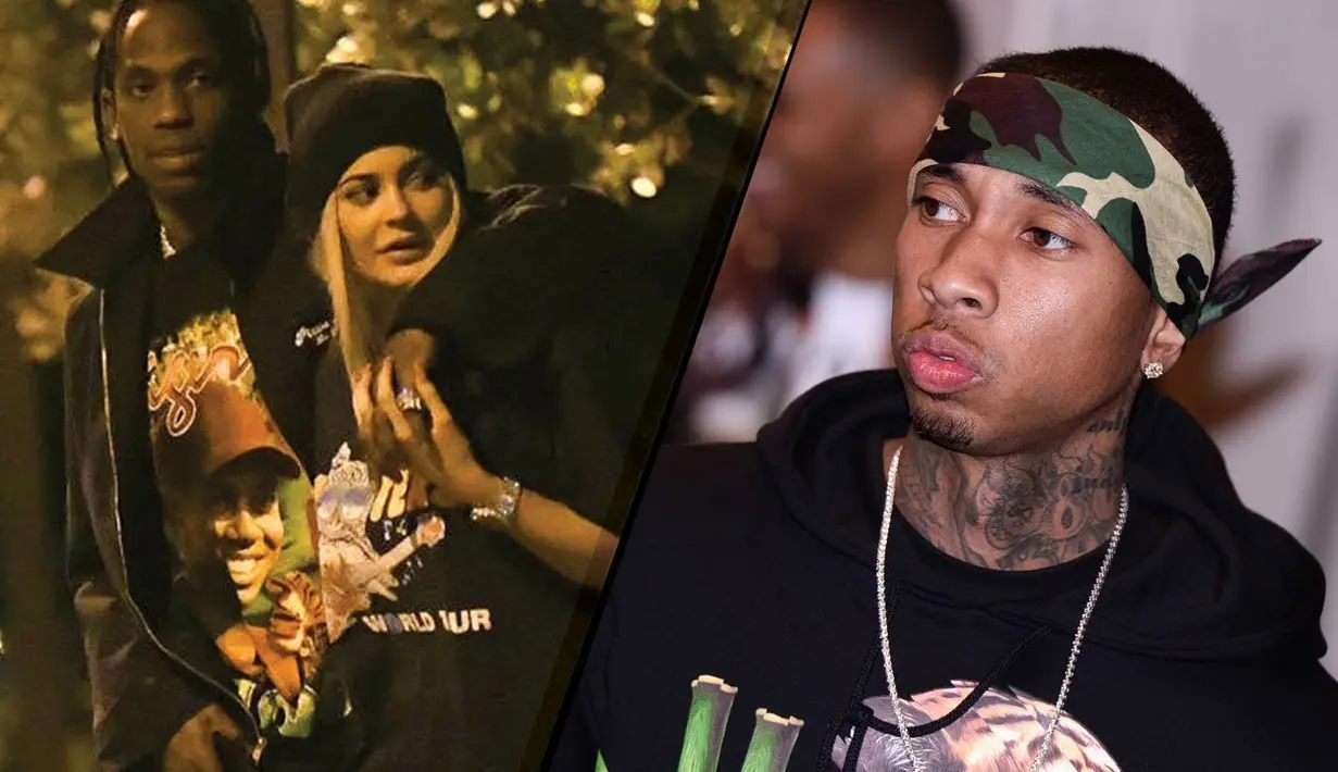 Tyga merasa bahwa jika memang hadiah itu dari Travis, Travis benar-benar mengcopy gayanya. (YouTube)