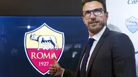 Eusebio Di Francesco menjadi pelatih baru AS Roma untuk 2017/2018. (AP Photo/Angelo Carconi)