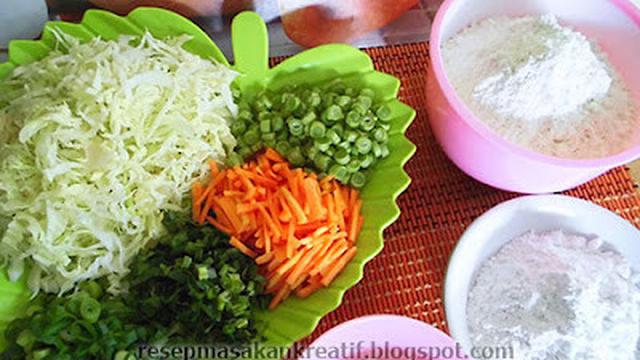 Bahan Bakwan Sayur