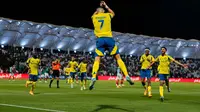 Cristiano Ronaldo berhasil mencetak satu gol sekaligus membantu Al Nassr meraih kemenangan 3-0 atas&nbsp;Al Ettifaq pada laga pekan keempat Saudi Pro League musim ini di&nbsp;Al Ettifaq Club Stadium, Sabtu (21/9/2024) dini hari WIB. (dok. Al Nassr)