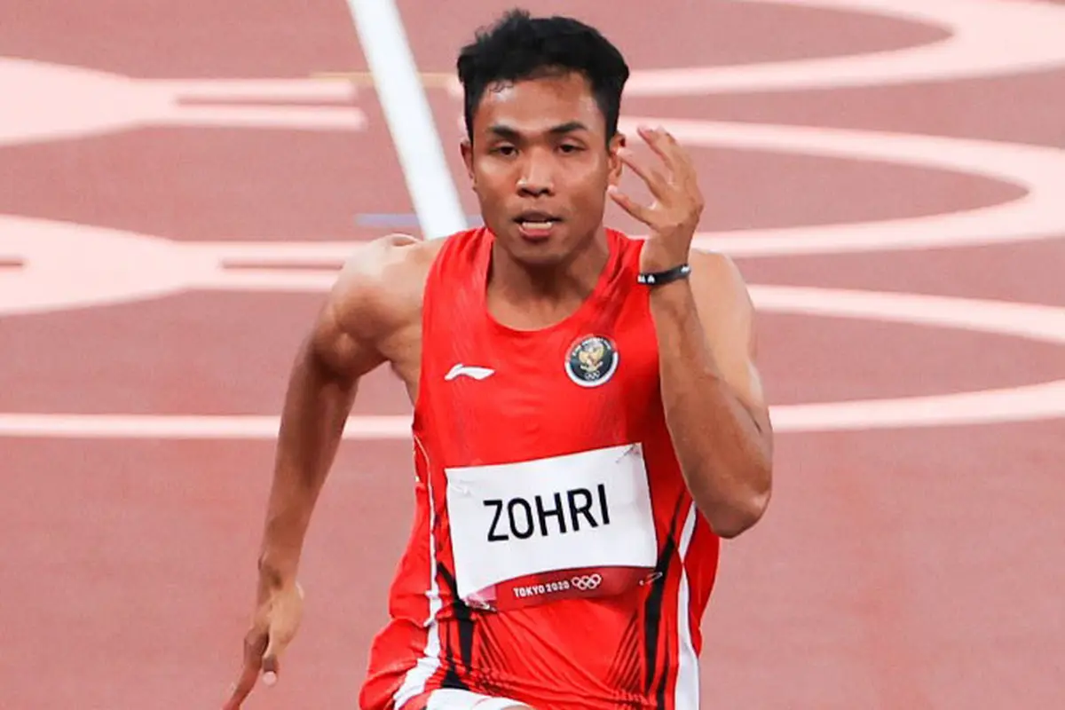 Foto: Lalu Muhammad Zohri Gagal Tembus Semifinal Olimpiade Tokyo 2020