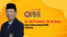Dekan Fakultas Hukum UNTAG Semarang Edi Pranoto.