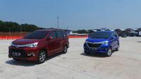 Grand New Avanza dan Grand New Veloz (Foto: Rio Apinino/Liputan6).