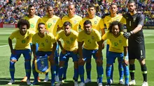 Timnas Brasil merupakan salah satu favorit juara Piala Dunia 2018. (AFP/Oli Scarff)