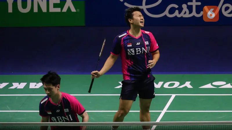 Foto: Mendung di Istora, 6 Wakil Indonesia Terhenti di Babak 16 Besar Indonesia Open 2022 termasuk Marcus Gideon/ Kevin Sanjaya