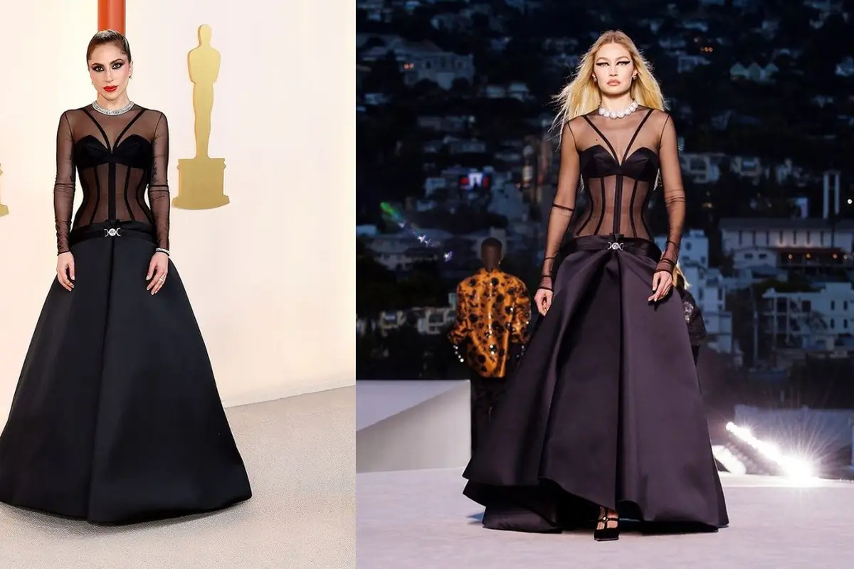 Lady Gaga dan Gigi Hadid