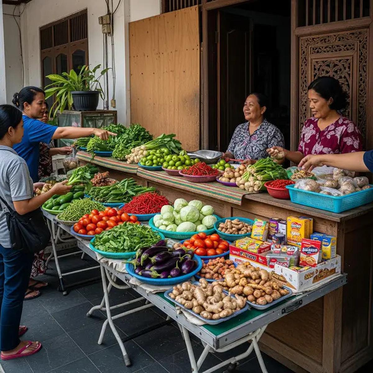 9 Desain Warung Sayur Minimalis Ramai Pengunjung di 2025, Efektif Raup Keuntungan