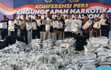3,37 Ton Bahan Baku Liquid Vape dari Kuncup Bunga Ganja Disita Petugas Gabungan