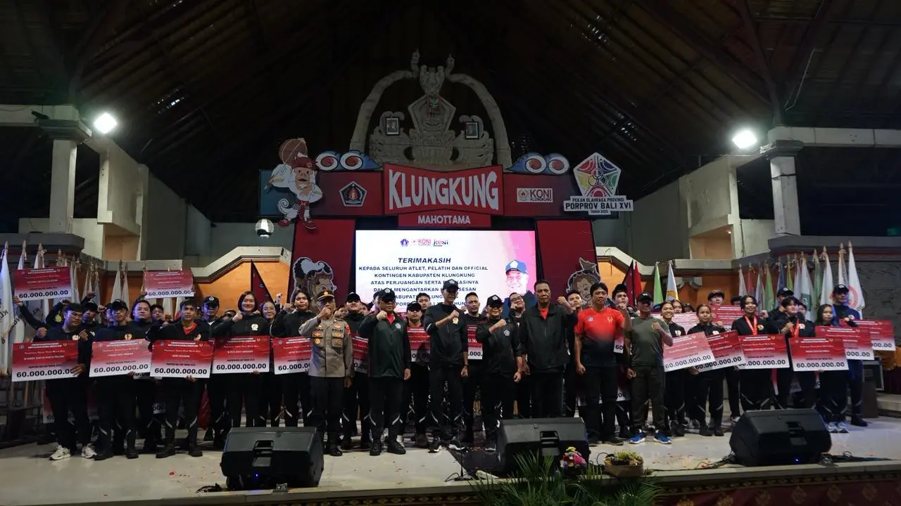 Atlet Klungkung dapat bonus usai berjaya di Porprov Bali 2025