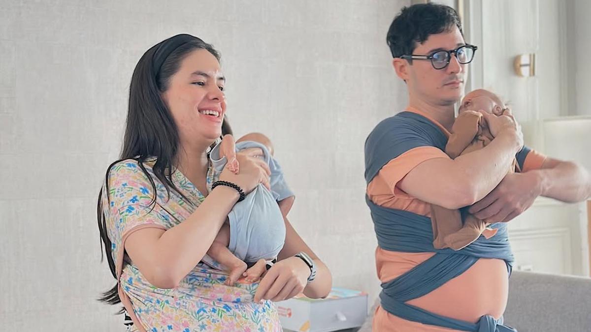 6 Potret Steffi Zamora dan Nino Fernandez Ikut Kelas Newborn Care, Persiapan Jadi Ortu