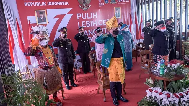 Roy Citayam Eksis Bareng Sandiaga Uno di Peringatan HUT ke-77 RI