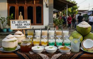 Ide Takjil Segar dari Kelapa (Foto: Gemini AI)