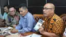 Komnas HAM menggelar konferensi pers terkait penggusuran Kampung Pulo di Kantor Komnas HAM, Jakarta, Senin (24/8/2015). Komnas HAM mengkritik Pemprov DKI Jakarta atas kebijakan tata kota normalisasi Kali Ciliwung. (Liputan6.com/ Gempur Muhammad Surya)