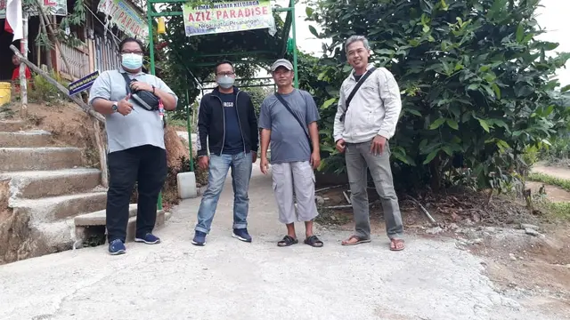 Studi banding agrowisata Azizs Paradise, Cimanggu, Cilacap, Jawa Tengah. (Foto: Liputan6.com/Ridlo)