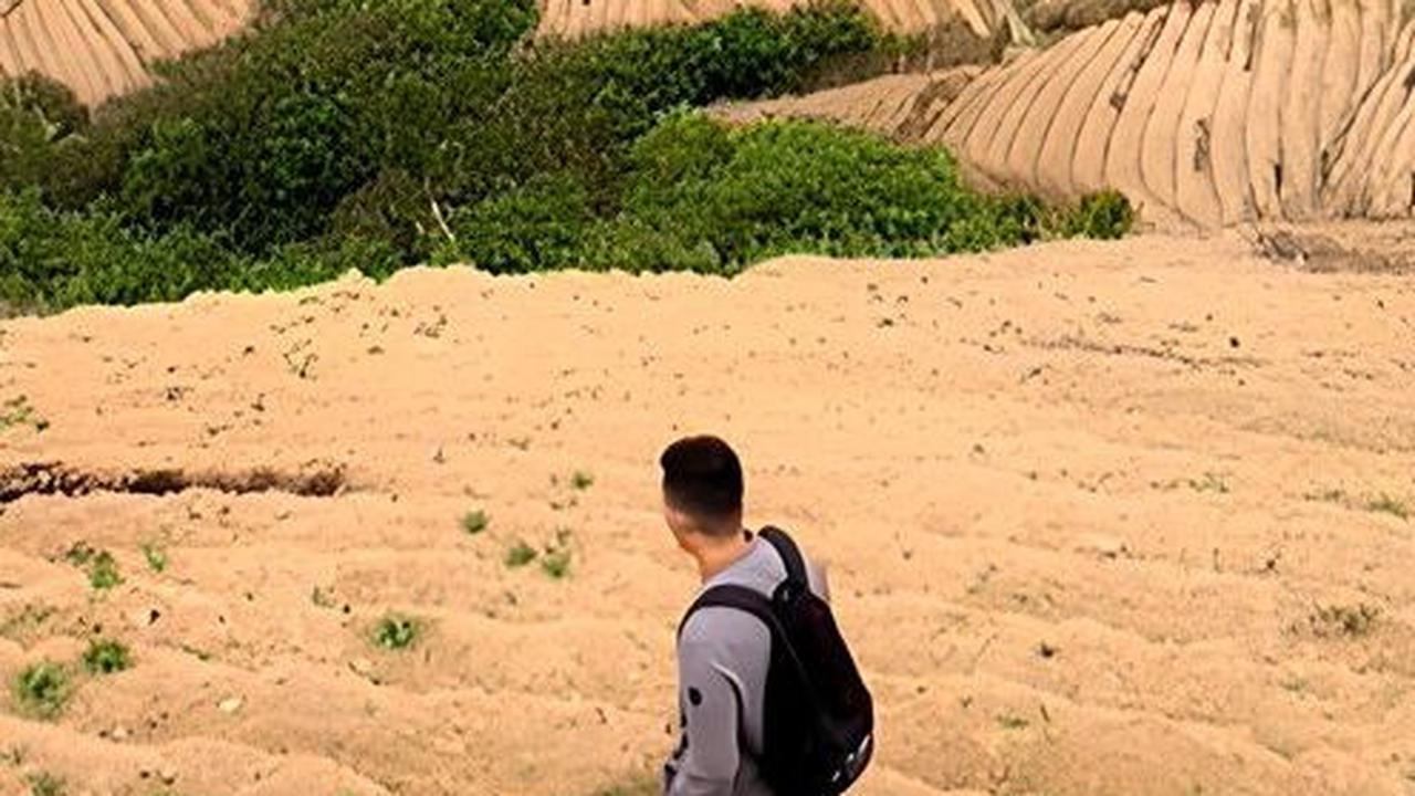 Viral Terasering Panyaweuyan Majalengka Kering Kerontang Dulunya Hijau Asri, Warganet: Berasa di Timur Tengah