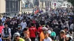 Warga memadati sepanjang jalan Jenderal Sudirman dan MH Thamrin, Jakarta saat Hari Bebas Kendaraan Bermotor atau car free day (CFD), Minggu, (8/6/2025). (Liputan6.com/Angga Yuniar)
