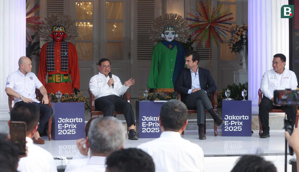 Ajang Formula E ini akan dilangsungkan pada 21 Juni 2025 di Jakarta International E-Prix Circuit, Ancol, Jakarta Utara. (Bola.com/M Iqbal Ichsan)