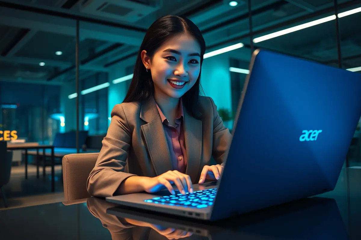 cara menyalakan lampu keyboard laptop acer