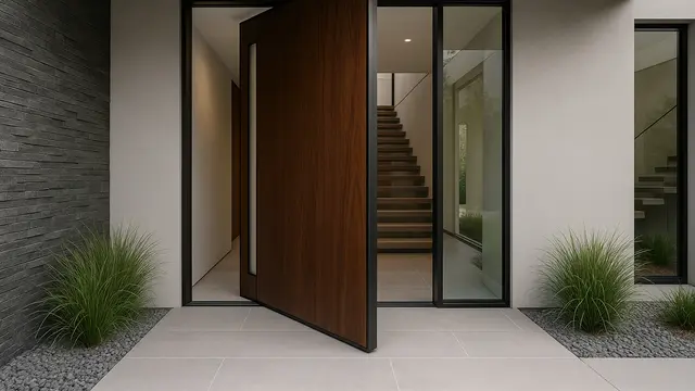 Model Pintu Rumah yang Bikin Tamu Terpukau /Ilustrasi gambar oleh AI