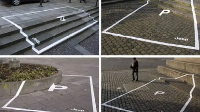 6 Potret Tempat Parkir Umum Nyeleneh Ini Malah Bikin Bingung