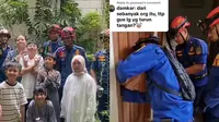 Aksi Damkar Bantu Anggota Keluarga yang Terkunci di Kamar Mandi Saat Kumpul Lebaran, Warganet: Ajakin Makan Opor