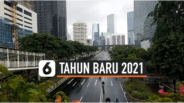 VIDEO: Malam Tahun Baru 2021, Sebagian Jalanan Jakarta Ditutup karena Corona