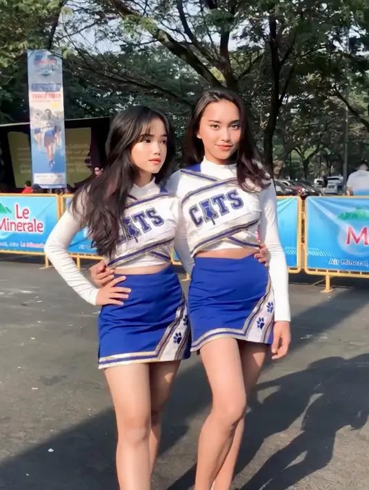 Melalui akun instagramnya, Fuji membagikan potret jadul saat masih menjadi cheerleader. Penampilan Fuji mencuri perhatian netizen. [Instagram/fuji_an]