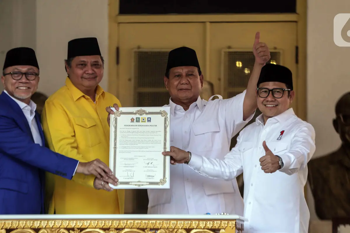 Golkar PAN PKB Dukung Prabowo Subianto