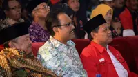 Wakil Gubernur Jawa Timur Saifullah Yusuf atau Gus Ipul saat menghadiri peringatan HUT ke-44 PDIP di Madiun. (Liputan6.com/Rochmanuddin)