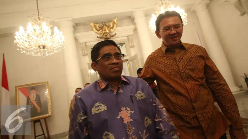 Ahok dan Sumarsono Serah Terima Laporan Nota Singkat Pelaksanaan Tugas