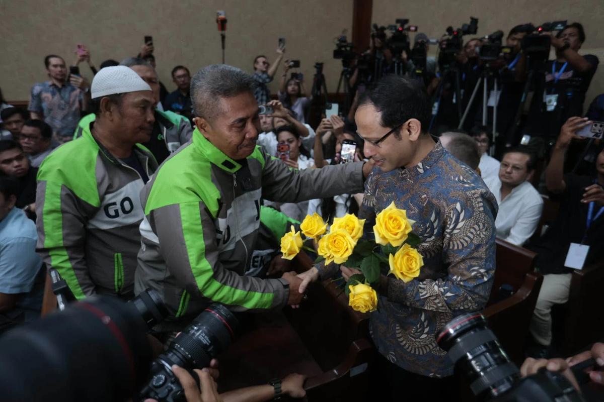 FOTO: Nadiem Makarim Jalani Sidang Vonis Kasus Chromebook