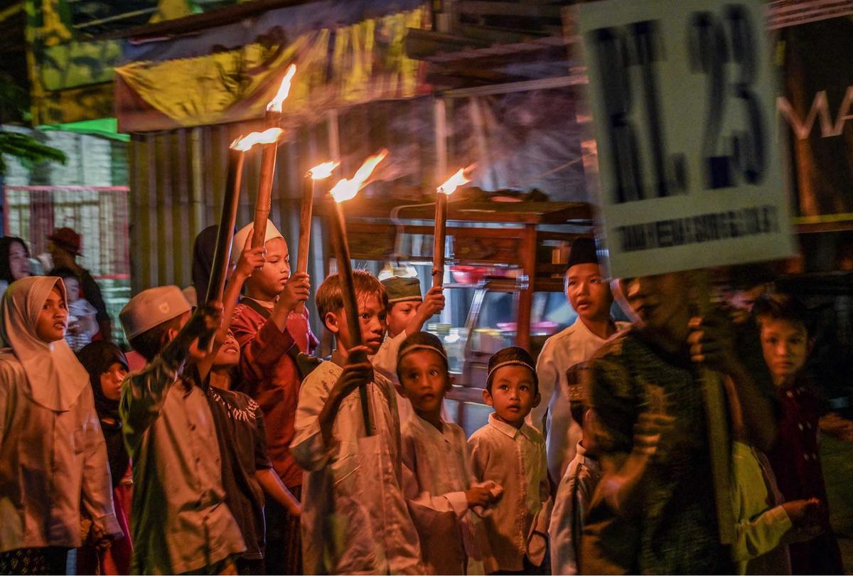 FOTO: Kemeriahan Pawai Obor Menyambut 1 Muharram 1447 H