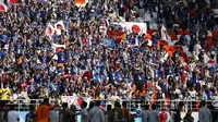 Fans Timnas Jepang di Piala Dunia Banjir Pujian