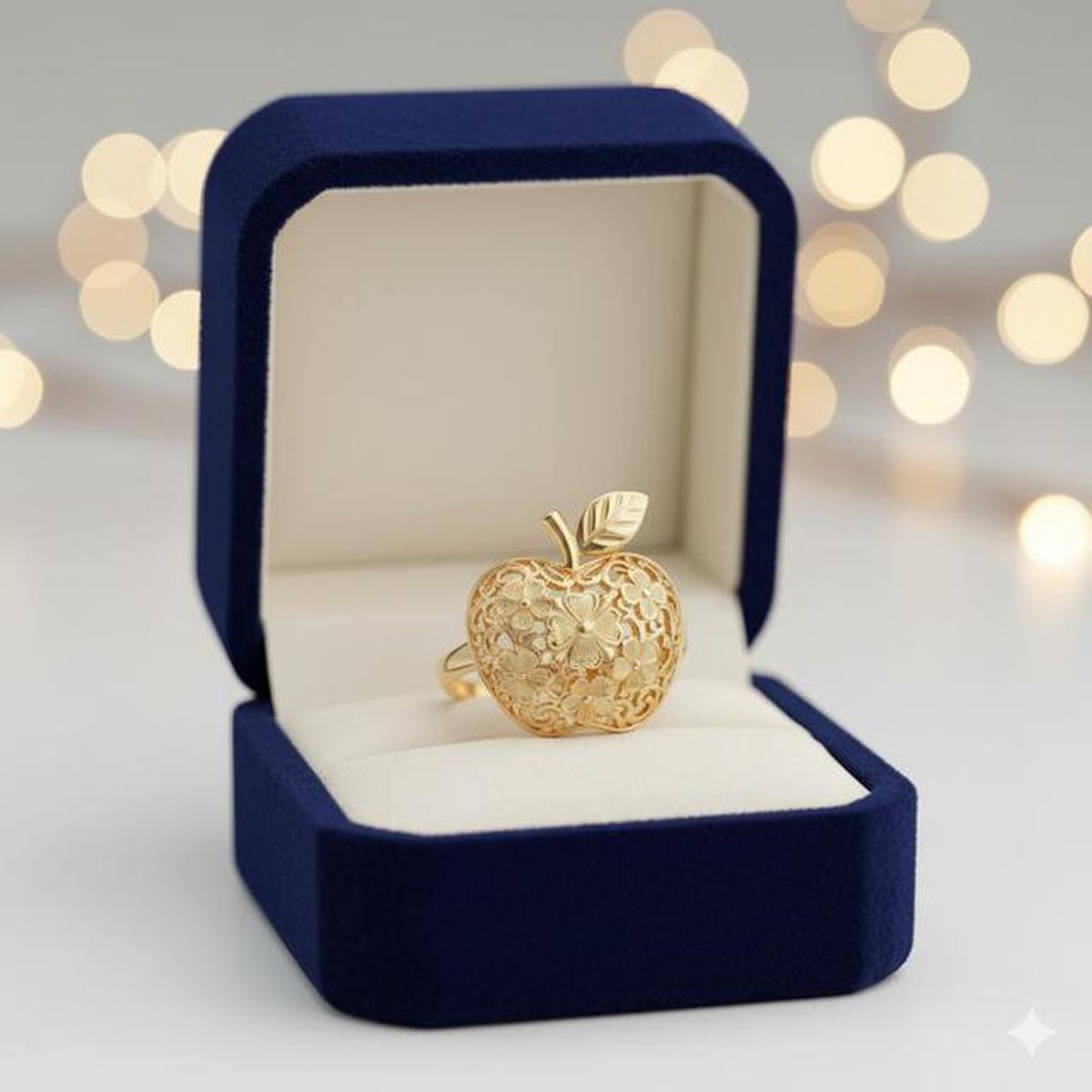 7 Model Cincin Emas Apel 2025, dari Simpel Elegan hingga Mewah