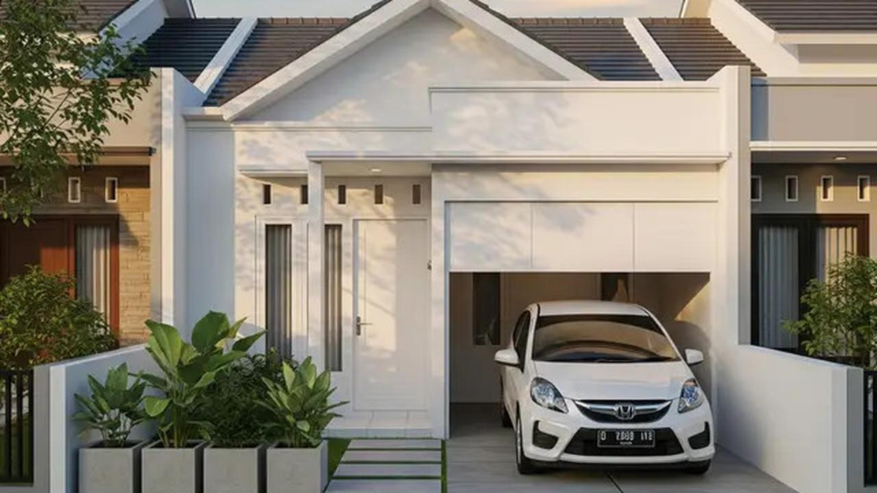 10 Desain Rumah Sempit Ada Garasi Mobil Kecil, Solusi Lahan Terbatas