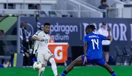 Aksi gelandang Timnas Arab Saudi, Ayman Yahya saat menghadapi Timnas Haiti di laga perdana Grup D Gold Cup 2025, Senin (16/6/2025) pagi WIB. (Dok. Timnas Arab Saudi).
