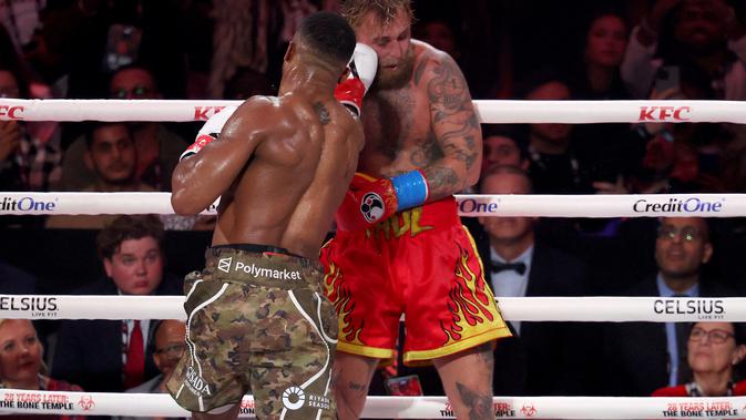 Anthony Joshua Pukul KO Jake Paul, Dominasi Ring Tinju Miami