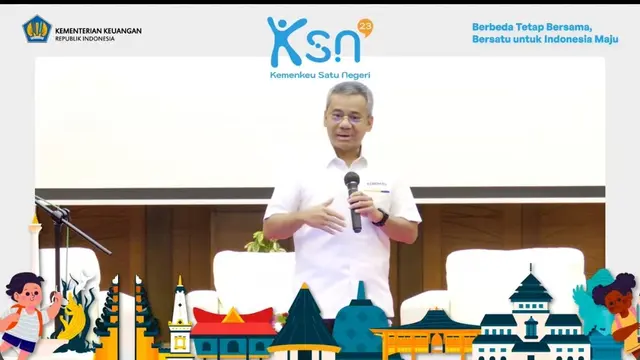 Wakil Menteri Keuangan Suahasil Nazara dalam pembukaan Kemenkeu Satu Negeri, di Jakarta.