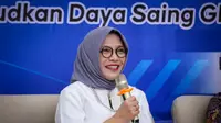 Deputi Bidang Kewirausahaan KemenkopUKM, Siti Azizah dalam acara yang bertajuk Meet the Investor: Upgrade and Connect, Let's Match Your Success.