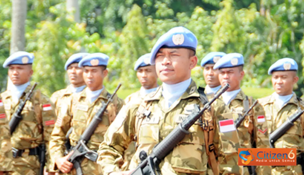 Citizen6, Cilangkap: Selain melaksanakan tugas pembangunan sarana dan prasarana, Satgas Konga XX-H/MONUSCO yang terdiri dari 175 Prajurit TNI mempunyai tugas menjaga stabilitas keamanan. (Pengirim: Badarudin Bakri)