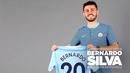  Manchester City resmi mengamankan jasa pemain asal Portugal, Bernardo Silva, setelah menebusnya dari AS Monaco dengan harga 43 juta poundsterling (Rp 732,09 miliar). (Bola.com/Dok.Manchester City)