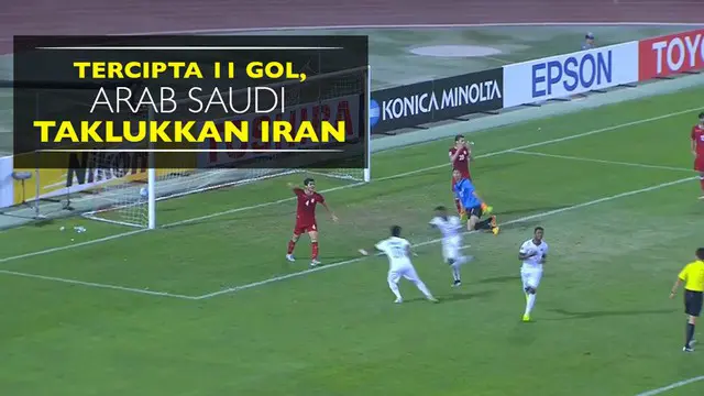 Video 11 gol tercipta di semifinal Piala Asia U-19 pada laga Arab Saudi kontra Iran.