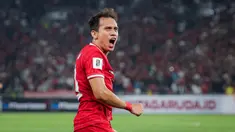 Pemain Timnas Indonesia, Egy Maulana Vikri, melakukan selebrasi setelah mencetak gol ke gawang Vietnam dalam laga Grup F Kualifikasi Piala Dunia 2026 zona Asia di Stadion Utama Gelora Bung Karno (SUGBK) Senayan, Jakarta, Kamis (21/3/2024). (Bola.com/Bagaskara Lazuardi)