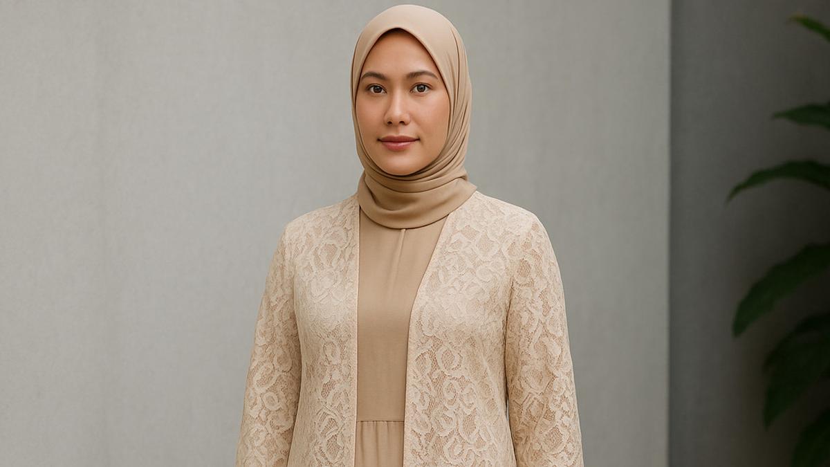 9 Tips Memilih Outer Brokat untuk Gamis agar Tampil Elegan dan Proporsional